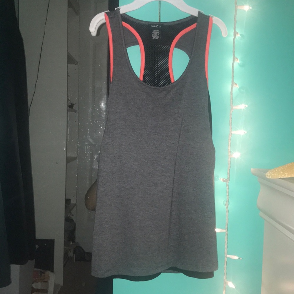 Cutout Back Athletic Tank